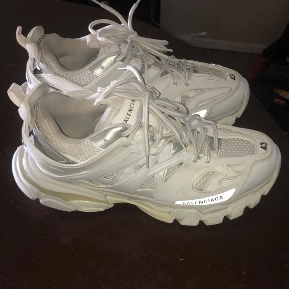 Balenciaga Beige Track Sneakers - Picture 2 of 4